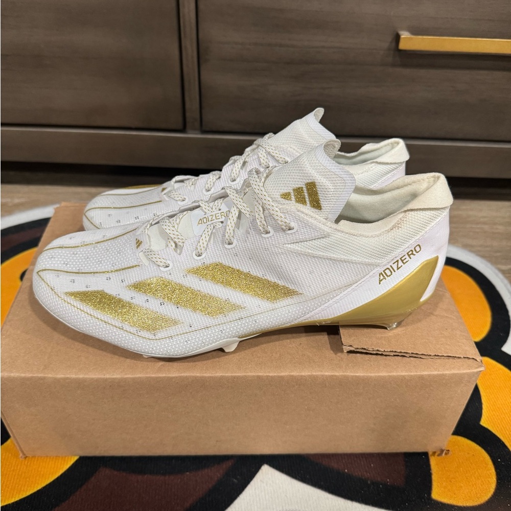 Adidas Adizero Electric Cloud White/Gold Metallic/Cloud White IE4381 Men